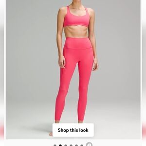 Lululemon Align HR Pant 25" *Pockets in Glazed Pink